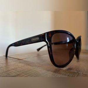 Coach cat eye tortoise sunglasses